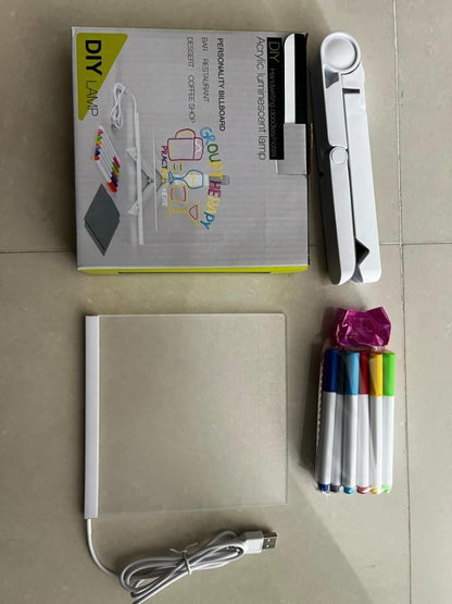 Reusable LED Drawing and Writing Pad with Special Maker Pen